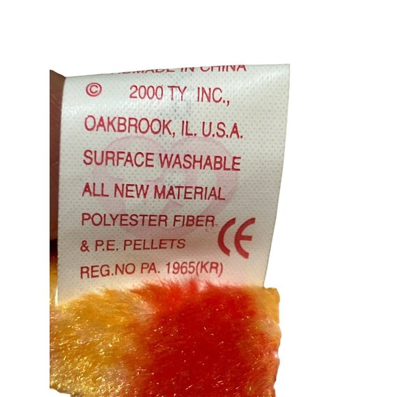 Ty Beanie Baby Zodiac Tiger with Tags retired 2000 - Picture 8 of 11